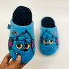 DS Sky Blue Monster Sky Blue Slippers 3285