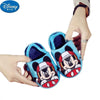 DS Red Mickey Sky Blue Slippers 3283