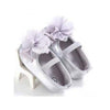 Valen Flower Bow Silver Pumps 2132