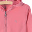 LS Small Logo Plain Pink Zipper Hoodie 3294