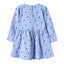 Girl Knitted Blue Dress With Stars 808