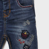 OM Mid Blue Kings Club M Patch Denim 1284