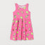 HM Cute Fruits Print Pink Sleeveless Frock 7049