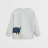 MNG Dog Print Grey Sweatshirt 2506