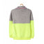 LS Never Ending Fun Fluorescent Green With Grey Hoodie 2766