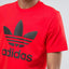 ADI TreFoil Logo Print Red Tshirt 1454