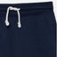 LFT Plain Navy Blue Shorts with White Cord 2078