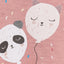 ZR Panda Baloon Pink Top 1352