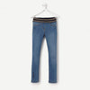 TAO Kids Blue Tregging With Golden Elastic Waist