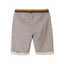 LS Yellow Cord Texture Grey Shorts 3707