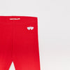 SFR Glitter Butterfly Patch Red Legging 2354