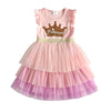 VKT Reversible Crown Sequin Pink Frock 7495