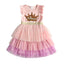 VKT Reversible Crown Sequin Pink Frock 7495