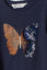 HM Reversible Sequence Butterfly Navy Blue Top 3784