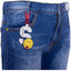 OM Smiley World Denim Shorts 1383