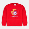 ZR Multi Unicorn Red Sweatshirt 3229