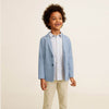 El Corte Plush Light Blue Coat 914