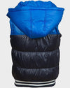 Dandy Canada Navy Blue Sleeveless Puffer Jacket 2841