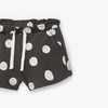 ZR Polka Dots Dark Grey Girls Shorts 1893