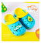 XY Avocado Teal With Yellow Crocks 7266
