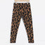 LDX Big Leopard Print Brown Legging Fleece 2293