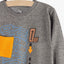 LS Full Sleeves With Contrasting Pocket Grey Tshirt 3532