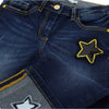 OM Star Patch Folded Bottom Style Denim Girl 3192