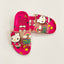 Hello Kitty Rainbow Shocking Pink Slippers 1927