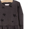 LS Stars Charcoal Frock 3489