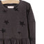 LS Stars Charcoal Frock 3489