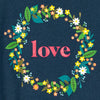 TX Glitter LOVE Printed Blue Tshirt 1760