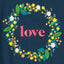 TX Glitter LOVE Printed Blue Tshirt 1760