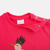 ZR Bird Print Shocking Pink Sweatshirt 2825