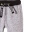 5.10.15 Digital Print Textured Grey Fleece Trouser with Black Belt 1067