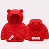 HT Bear Face Red Puffer Jacket 7554