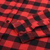 ZR Slimfit Red And Black Check Shirt 969
