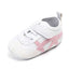 Valen Pink Side Design Girls White Shoes 2116