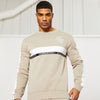 B&H Chest Panel Tape Mink Sweat Shirt 3045