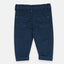 OM Anchor Button Contrast Stitched Navy Blue Cotton Pant 1974