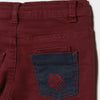 OM Maroon Square Embroidery Pant 1163