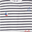 51015 Blue Stripe White Tshirt 3528