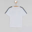 CRK Shoulder Stripe White Tshirt 1464