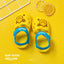Mario Shapes Chick Face Yellow Sandals 7549