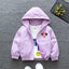 BKT Minnie Mouse Light Weight Purple Zipper Hooded 7771