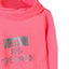 LS Girls Run The World Print Pink Hoodie 3290