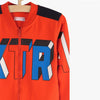 LS XTR Print Orange Mock Neck Zipper 2771