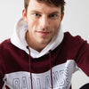 LFT BadLands Dakota Black Maroon Big and Tall Hoodie 3394