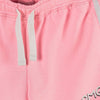 LS OMG Print Side Stripe Pink Girls Shorts 3693