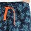 LS Leaves Print Navy Blue Shorts 3723