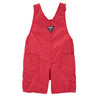 OSHKSH Cargo Pockets Contrast Shoulder Red Cotton Dungaree 11120